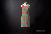 Pink Houndstooth Patterns, a Pattern Graphic by Rose Design (Thumbnail 4 of 5)