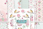 Primavera - patrones y recortables, a Pattern Graphic by MadeByAmaranta (Thumbnail 1 of 5)