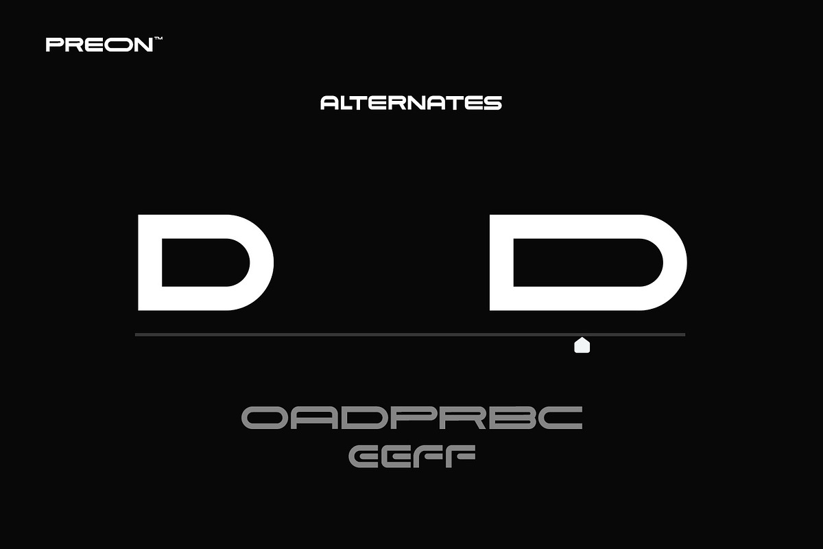 PREON - DISPLAY FONT, a Sans Serif Font by Ideal Eksis (Photo 7 of 10)