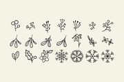 Hand Drawn Winter Illustrations, an Illustration by HonestiesPrintS (Thumbnail 4 of 5)