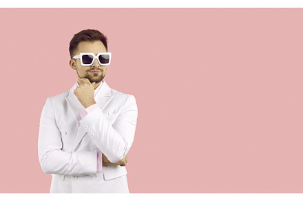 Portrait handsome man in stylish, a Person Photo by StudioRomantic