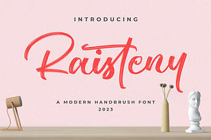 Raisteny - Brush Font