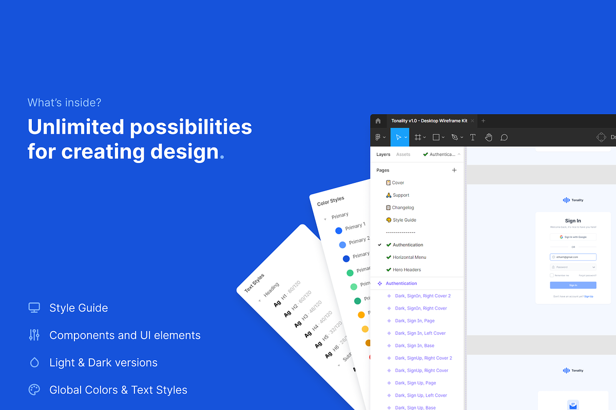 Tonality Wireframe Kit, a Wireframe Template by guilhermevital (Photo 2 of 6)