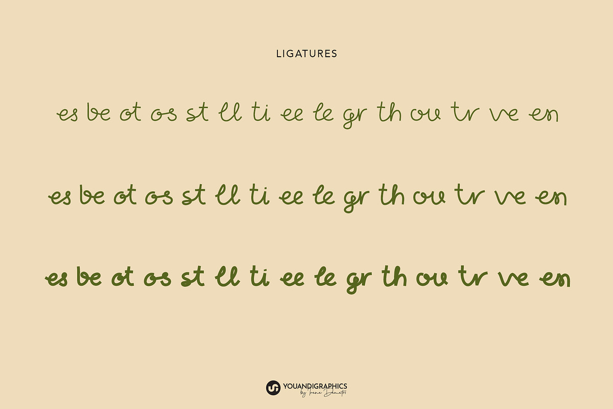 Machou Display Font in 3 Weights, a Sans Serif Font by Youandigraphics (Photo 6 of 12)