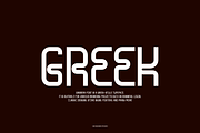 Gasbera - Greek Typeface Font, a Sans Serif Font by QR Design Studio (Thumbnail 2 of 7)
