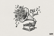 Old Soul PNG, Vintage Gramophone, an Illustration by SharpMarketplace (Thumbnail 1 of 4)