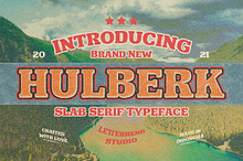 Hulberk - a Nostalgic Slab Serif