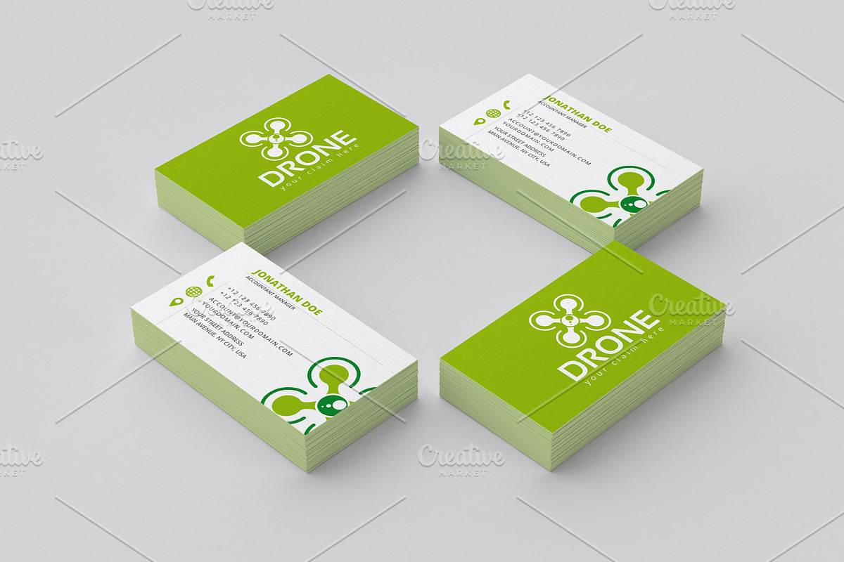 Drone logo, a Branding & Logo Template by Luis Quesada Design (Photo 4 of 5)