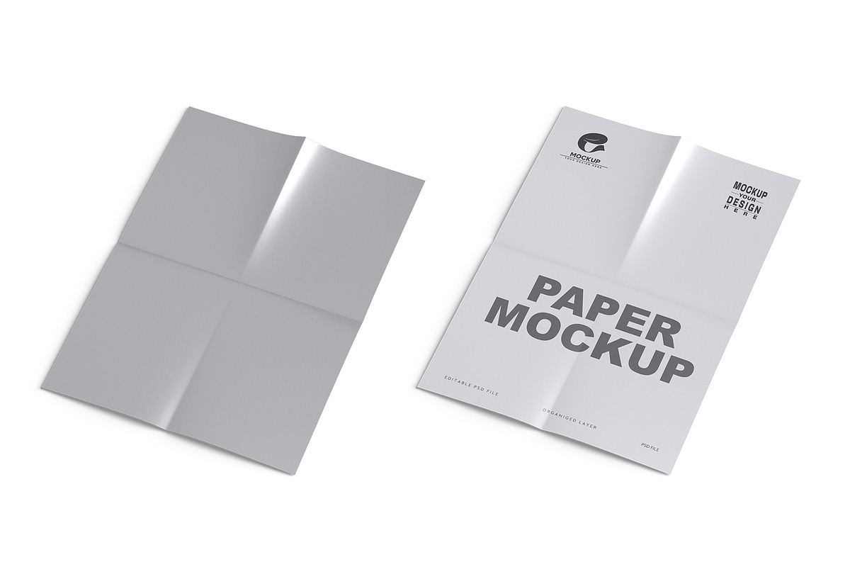 Paper Mockup, a Product Mockup by Designbuys (Photo 2 of 5)