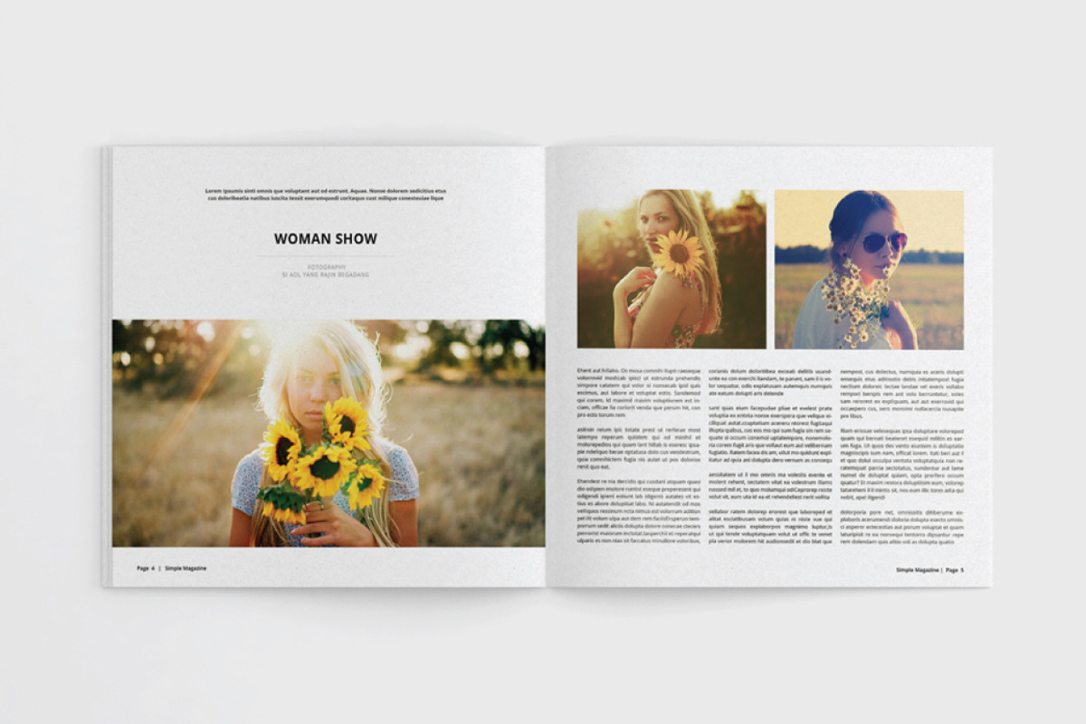 Square Magazine Template, a Magazine Template by Alhaytar