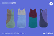 AA TR308 - Womens blank tank top set, a Shirt Mockup by Clothing Templates (Thumbnail 3 of 3)