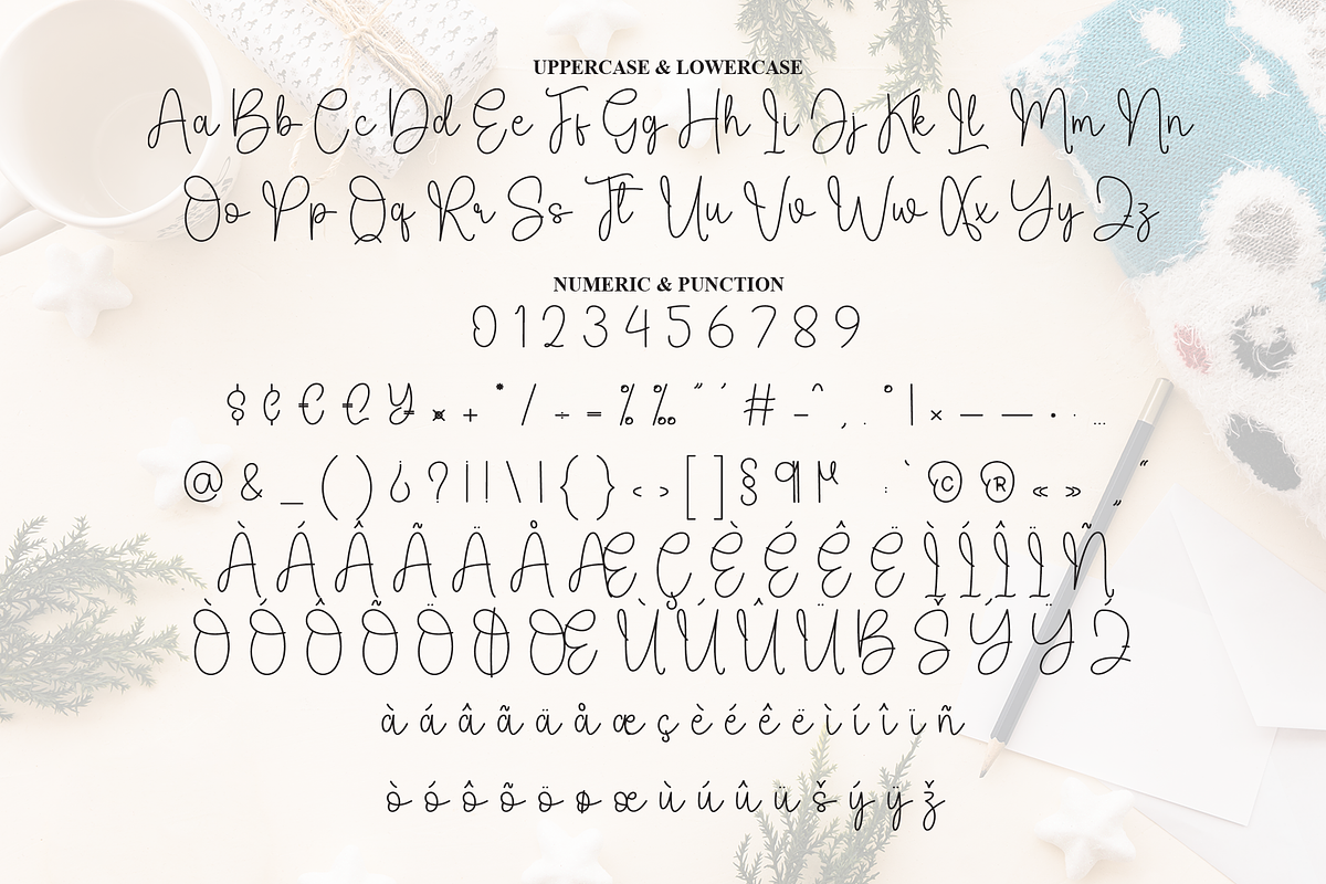 Winter Signature | Script Font, a Handwritten Font by Scratchones (Photo 7 of 9)