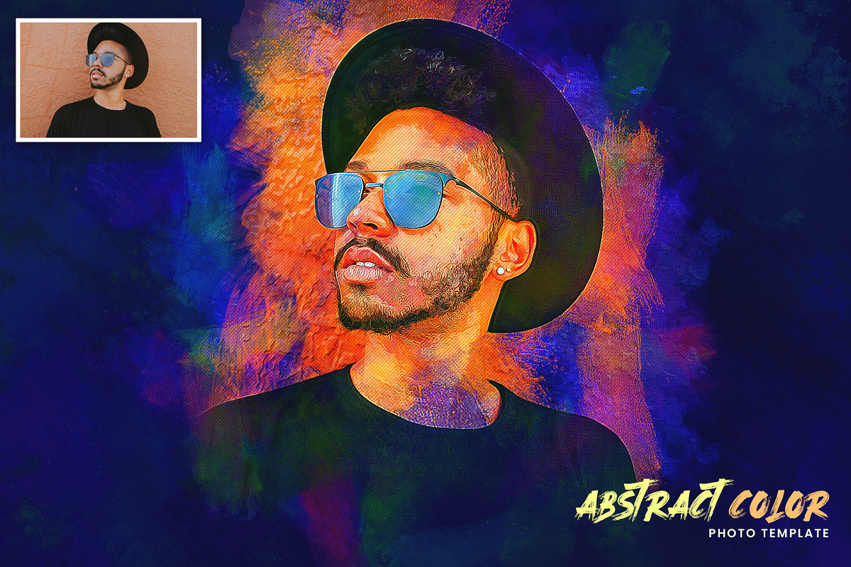 Abstract Color Art Photo Template, a Templates & Theme by U_Design (Photo 13 of 23)