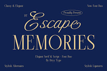DT Escape Memories - Font Duo