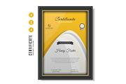 106. Modern Certificate Template, a Stationery Template by CreativeRezwan (Thumbnail 3 of 3)