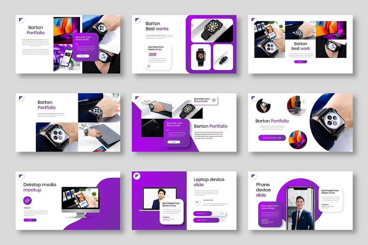 Barton - Business Google Slide Templ, a Presentation Template by Dens Creative Studio (Photo 4 of 6)