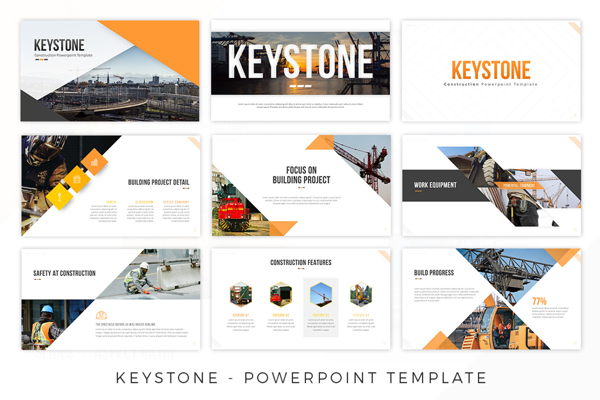 Keystone - Construction Template, a Presentation Template by Brandearth ...