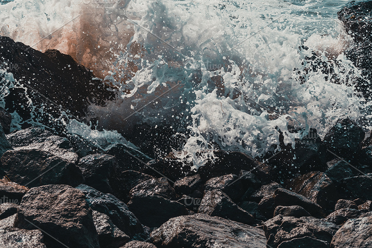 Splashing waves photo-pack, a Nature Photo by outlinez (Photo 6 of 11)
