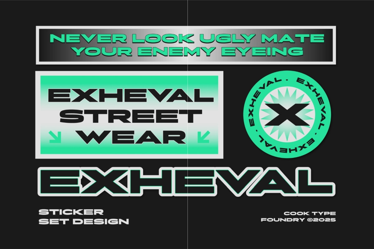 Exheval, a Sans Serif Font by graphicook (Photo 8 of 10)