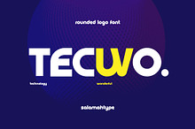 TECWO - Rounded Logo Font