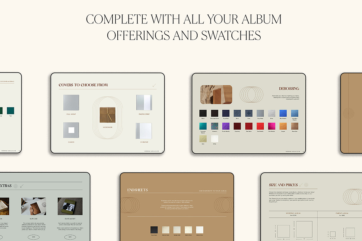 Wanderlust | Album Guide PDF, a Templates & Theme by Studio Leelou (Photo 4 of 10)