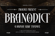 Branodict - Modern Display Serif