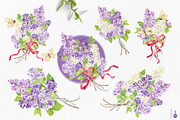 Lilac. Watercolor set., an Illustration by Tata Pilip (Thumbnail 3 of 21)