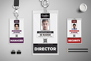 Simple Business ID Badge 021, a Card Template by Tzochko (Thumbnail 1 of 5)
