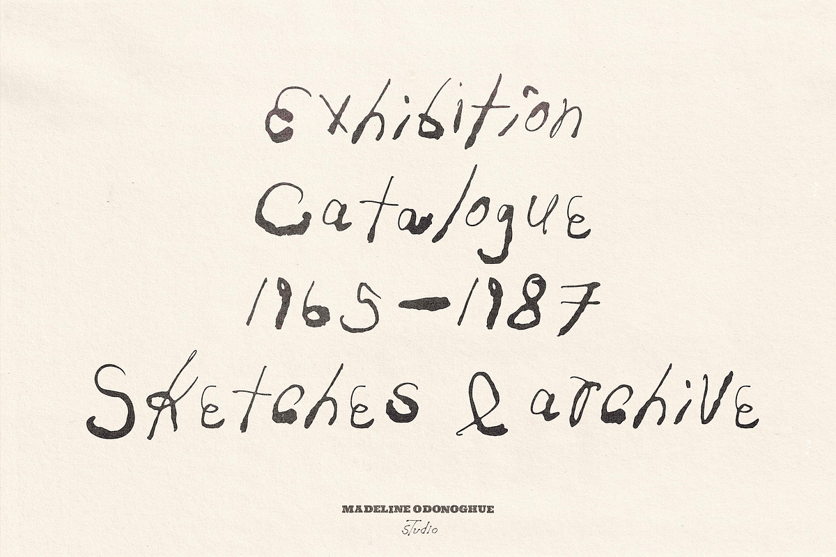 Liberte Hand Painted Font, a Handwritten Font by Madeline ODonoghue Design (Photo 2 of 11)
