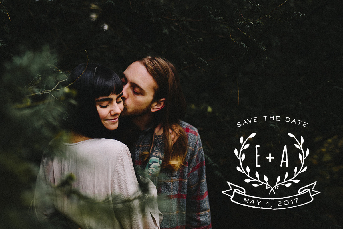 Save the Date Overlays Set, an Object Graphic by BirDIY Design (Photo 2 of 5)