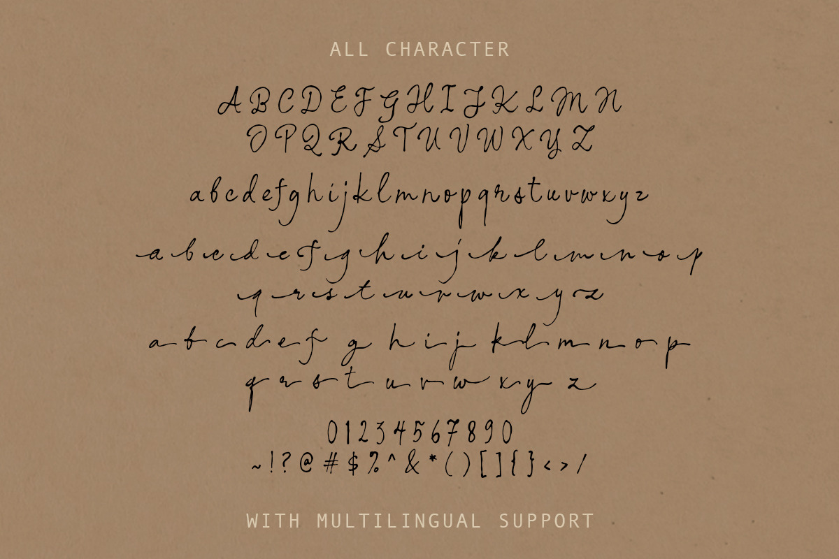 Nostalgic Words Vintage Signature, a Script Font by Letterhend Studio (Photo 7 of 10)