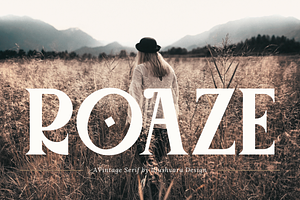 Roaze - Vintage Logo Font