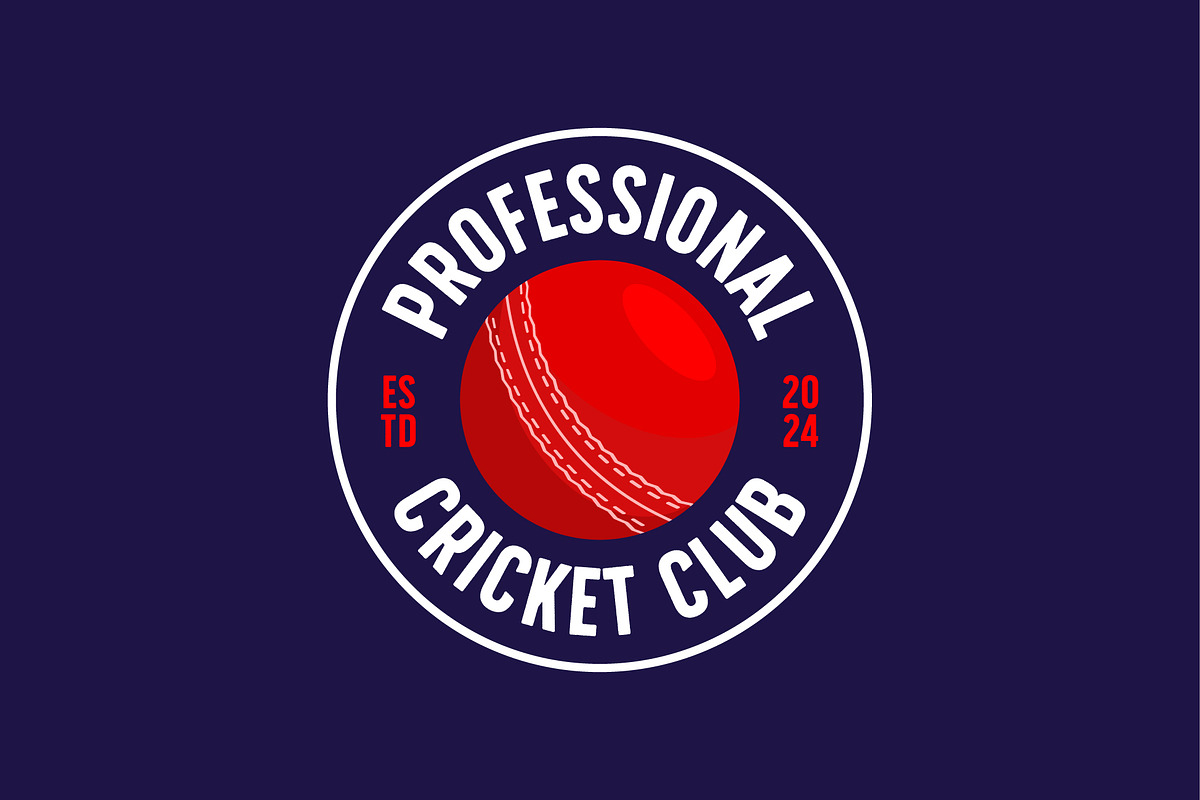 simple flat professional cricket, a Branding & Logo Template by Pyruos ID
