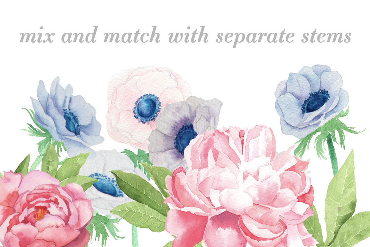 Spring Florals Kit, an Illustration by Instinct Design Co (Photo 3 of 3)