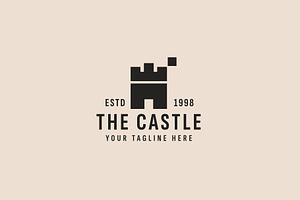 Castle logo vector icon illustration, a Branding & Logo Template by Dyn Studio