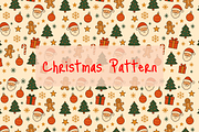 Christmas Pattern, a Pattern Graphic by Casa Mandarina (Thumbnail 1 of 6)
