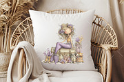 Whimsical Summer Mermaid Clipart, an Illustration by OK Design (Thumbnail 5 of 6)