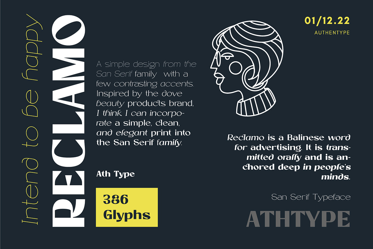 Reclamo - 18 San Serif Font, a Font by AuthenType (Photo 2 of 15)