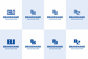 Letters BW BX BY BZ Monogram Logo