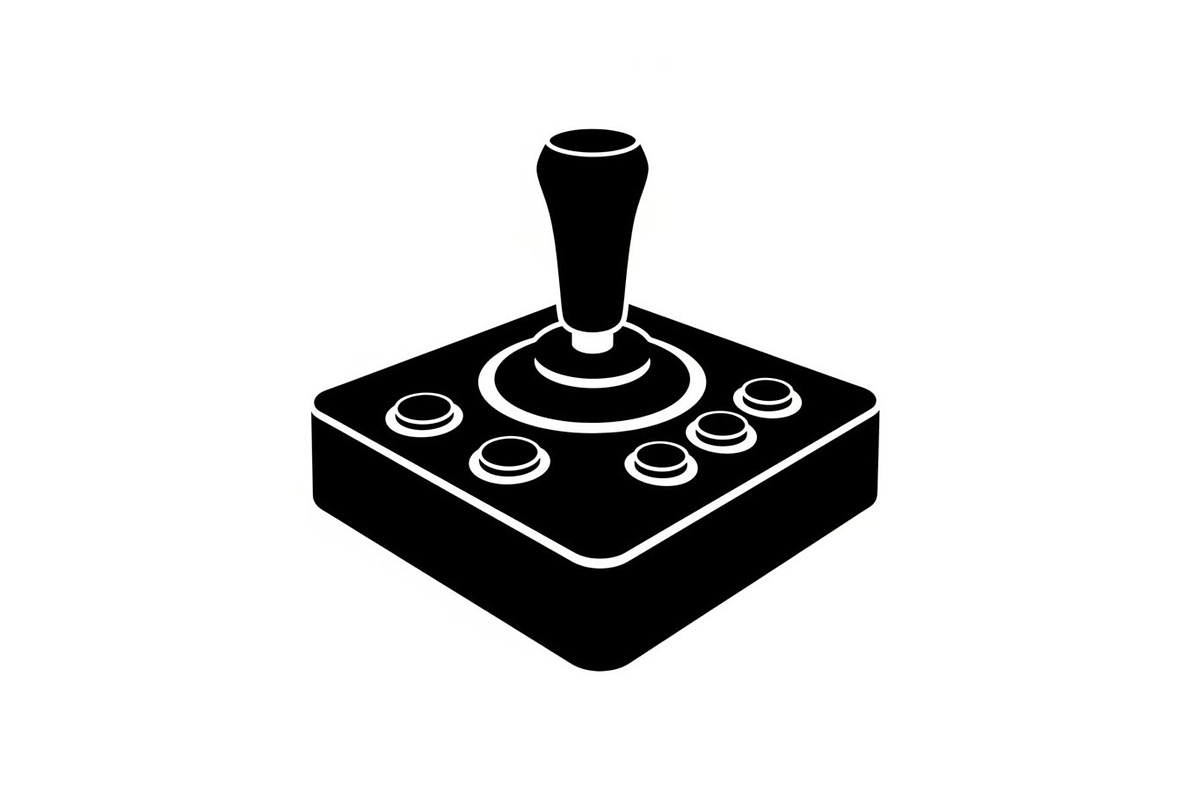 50 Retro Gaming Joystick Vector Bund, an Illustration by Creativeshirt (Photo 11 of 51)