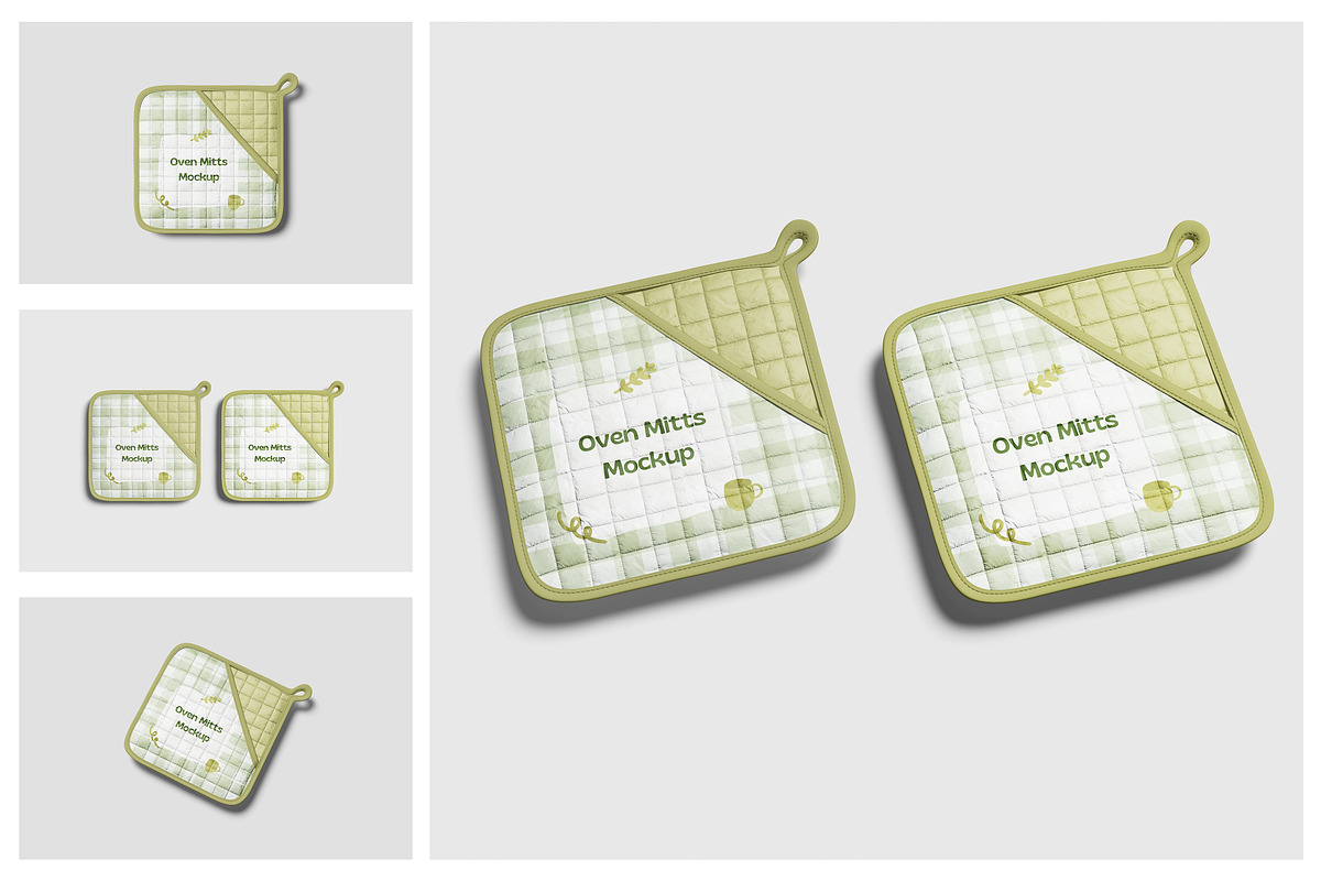Oven Mitts Mockup, a Product Mockup by Hazzpro_Std (Photo 1 of 5)