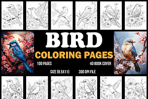 Bird And Flower Coloring Pages Adult, a Stationery Template by Design Station