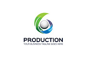 production Logo Template, a Branding & Logo Template by The Branding Fusion (Thumbnail 1 of 4)