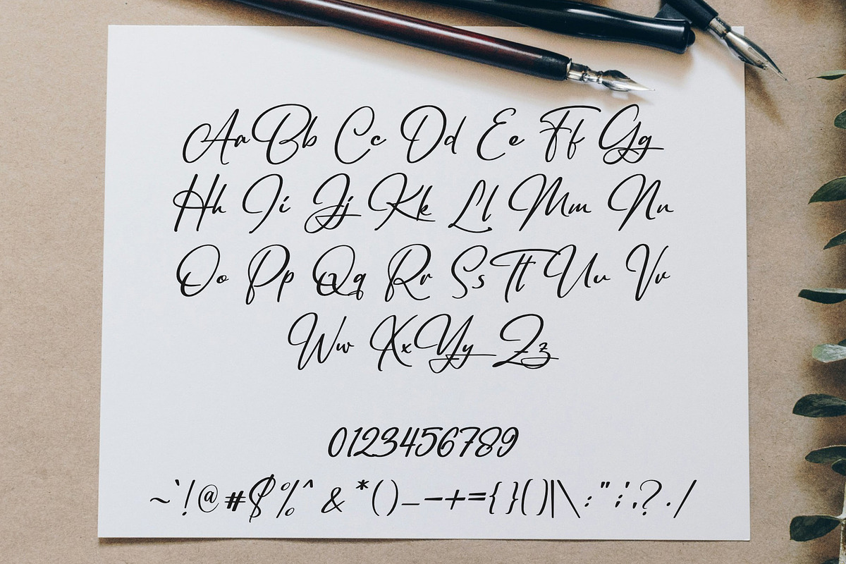 Billyonair | Signature Font, a Handwritten Font by Fontlicious (Photo 7 of 7)