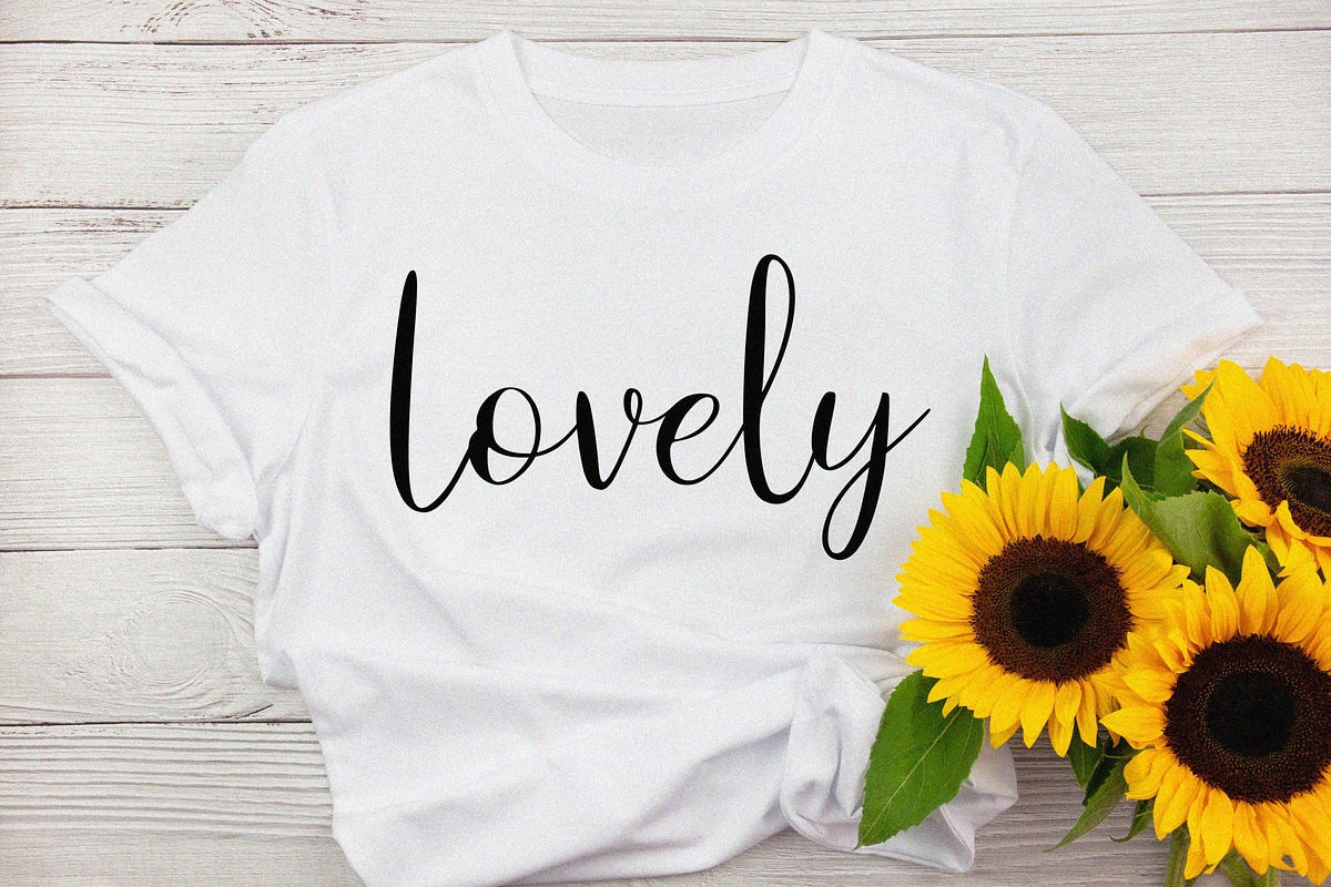 Syahilla, a Script Font by Essentials Studio (Photo 5 of 8)