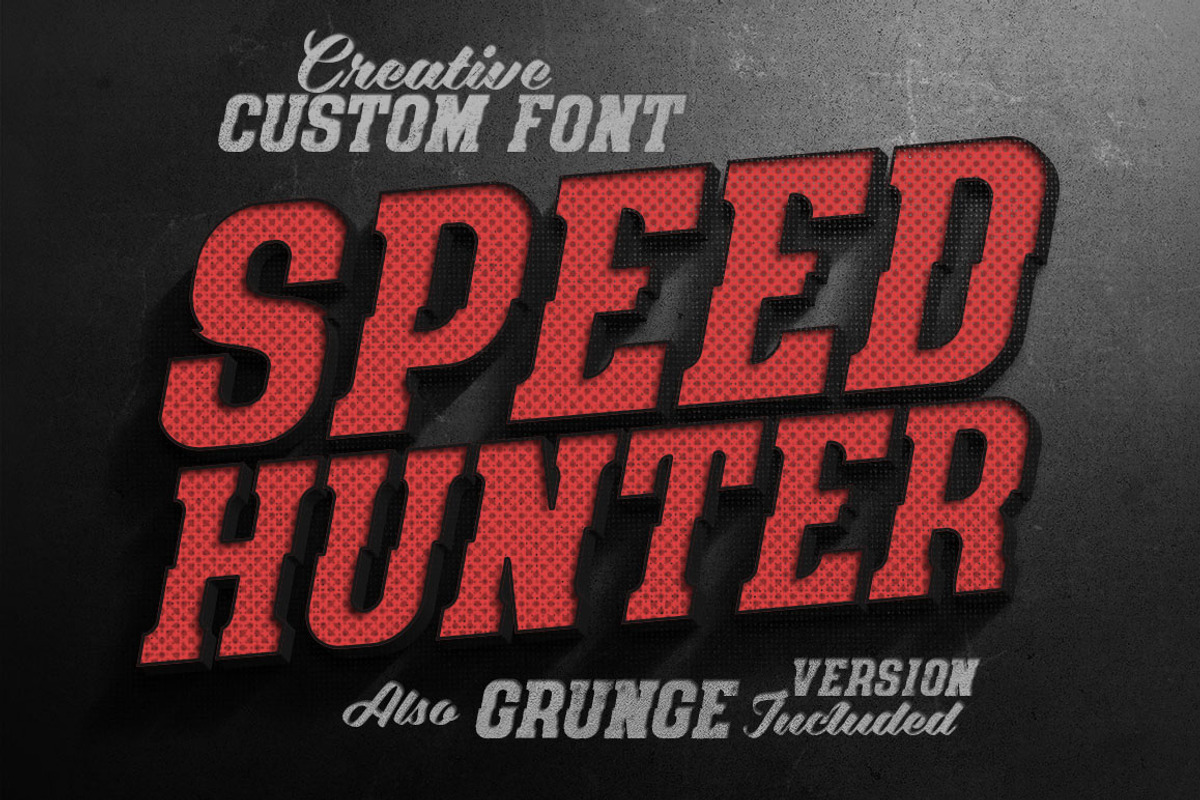 SpeedHunter Font