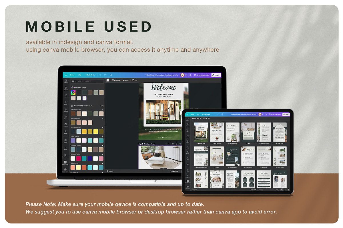 VOLAR Airbnb Welcome Book Template, a Magazine Template by BlancaLab Studio (Photo 9 of 9)