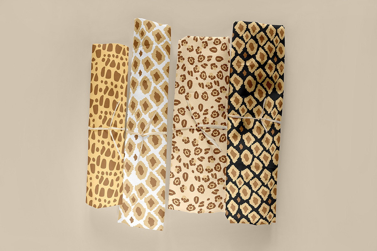 Cotton Fabric Rolls Mockup, a Packaging Mockup by bazarova (Photo 6 of 8)