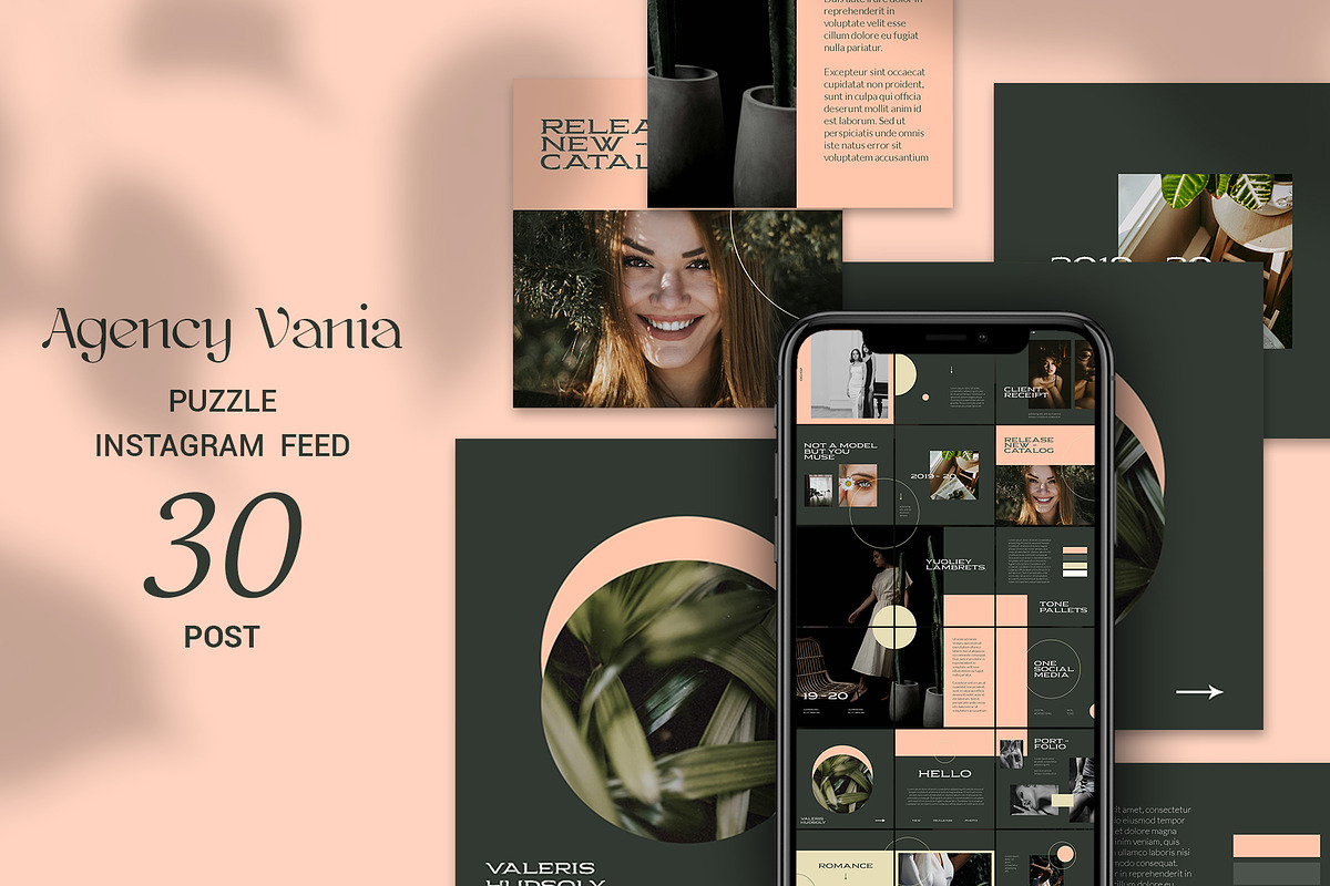 Bundle Minimalist Instagram Vol1, a Social Media Template by Azruca