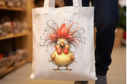 Watercolor Funny Chicken Clipart, a Seasonal Illustration by Rose Art (Thumbnail 4 of 6)